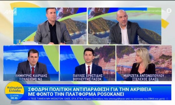 Σφοδρή πολιτική αντιπαράθεση για την ακρίβεια – Καλημέρα Ελλάδα – 22/06/2026