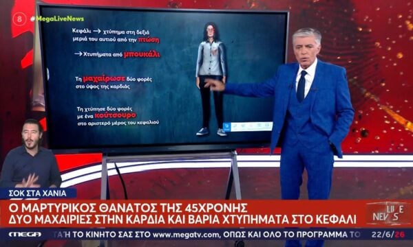 Σοκ στα Χανιά: Ο μαρτυρικός θάνατος της 45χρονης