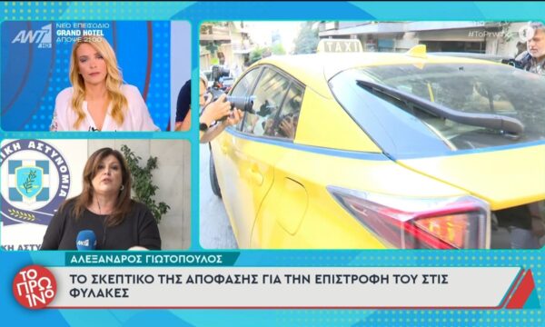 Στην Εισαγγελία Εφετών Πειραιά ο Αλ. Γιωτόπουλος – Το Πρωινό – 16/06/2026