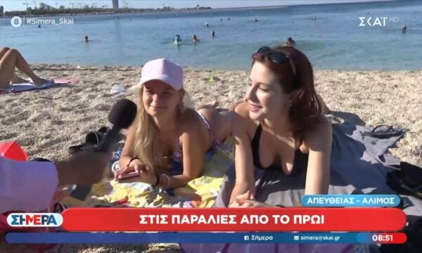 Στις παραλίες από τις 6 το πρωί οι Αθηναίοι