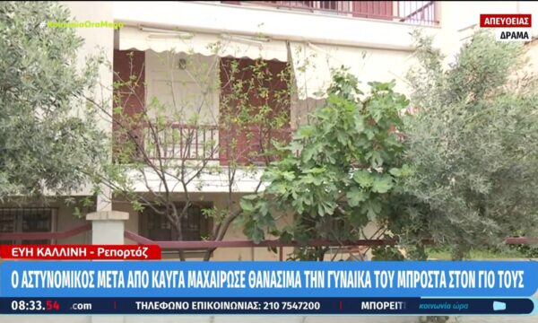 Στο σπίτι που έγινε η γυναικοκτονία στη Δράμα:  O 16χρονος ήταν στο σπίτι την ώρα της δολοφονίας – Βρήκε τη μητέρα του νεκρή στο υπόγειο