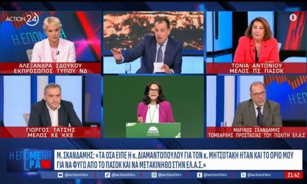 Τάτσης εναντίον Σκανδάμη: «Είστε κάθε μέρα, όλη μέρα στα κανάλια και δεν είστε καν εκλεγμένο κόμμα στην Βουλή»
