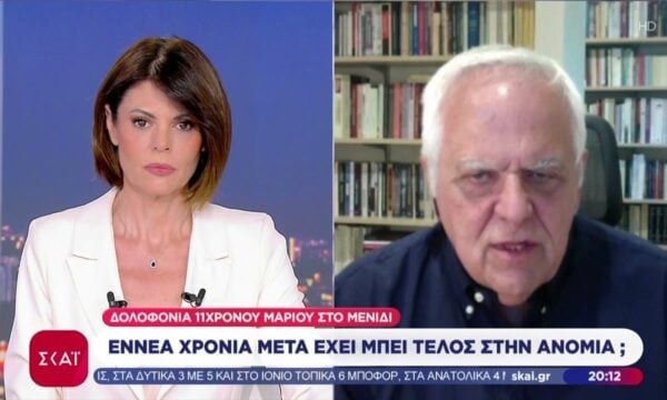 Το σχόλιο του Πάσχου Μανδραβέλη για την δολοφονία του 11χρονου Μάριου στο Μενίδι