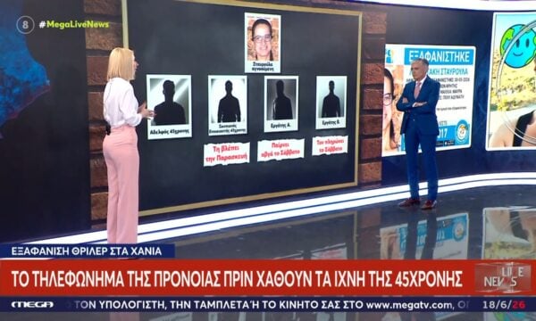 Το τηλεφώνημα της πρόνοιας πριν χαθούν τα ίχνη της 45χρονης Σταυρούλας