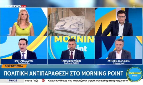 Β. Λιάκος: «Δεν έχει πει κανένα κόμμα πως θα παράξει πλούτο και κρατικά έσοδα»