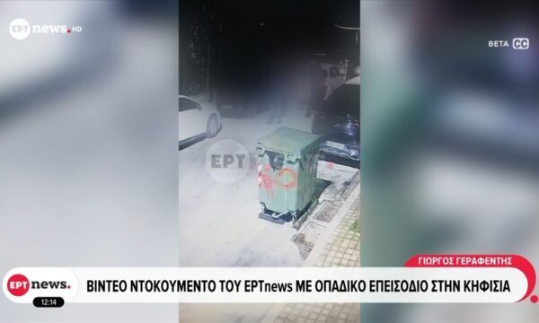 Βίντεο ντοκουμέντο του ΕΡΤnews με οπαδικό επεισόδιο στην Κηφισιά