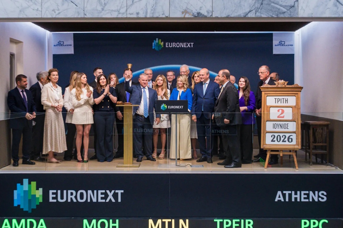 “Η Safe Bulkers του Πόλυ Χατζηωάννου ξεκίνησε στο Euronext Athens”