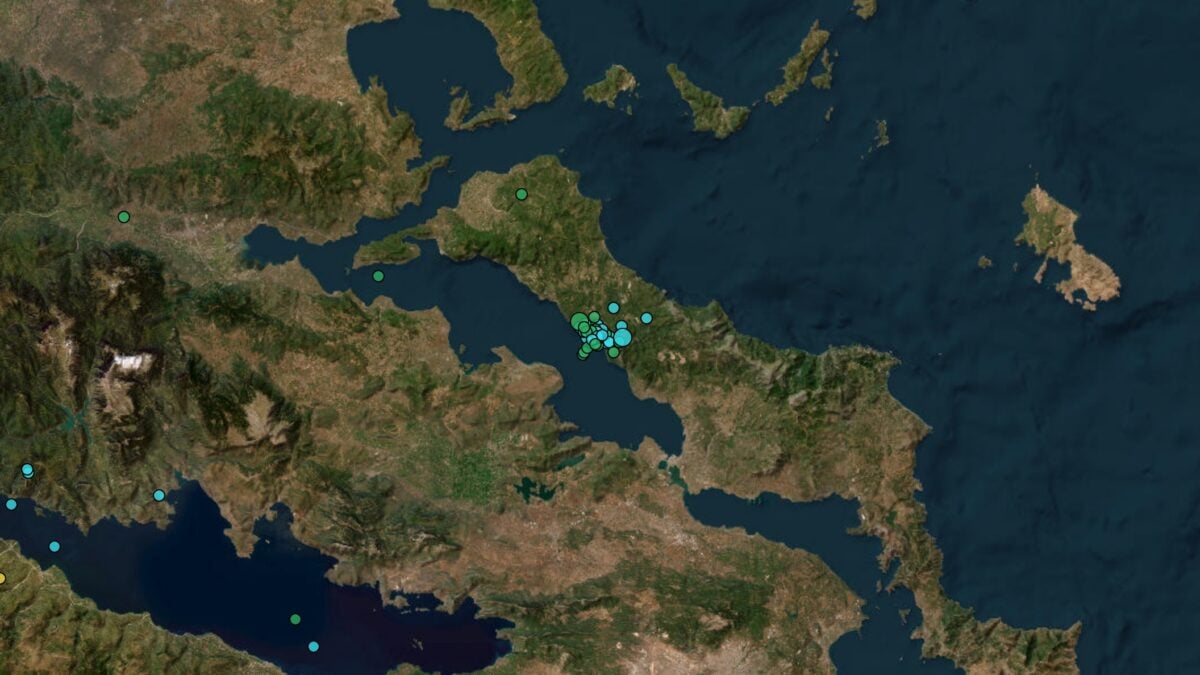 Σεισμός στο Προκόπι Ευβοίας μεγέθους 3,3 Ρίχτερ