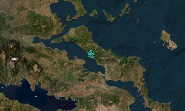 Σεισμός στο Προκόπι Ευβοίας μεγέθους 3,6 Ρίχτερ