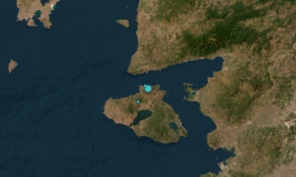 Σεισμός 3,9 Ρίχτερ στη Μήθυμνα Λέσβου