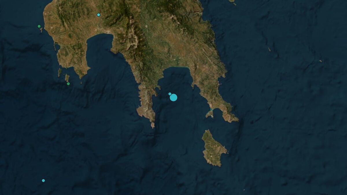 Σεισμός 4,1 Ρίχτερ στον Κότρωνα Λακωνίας