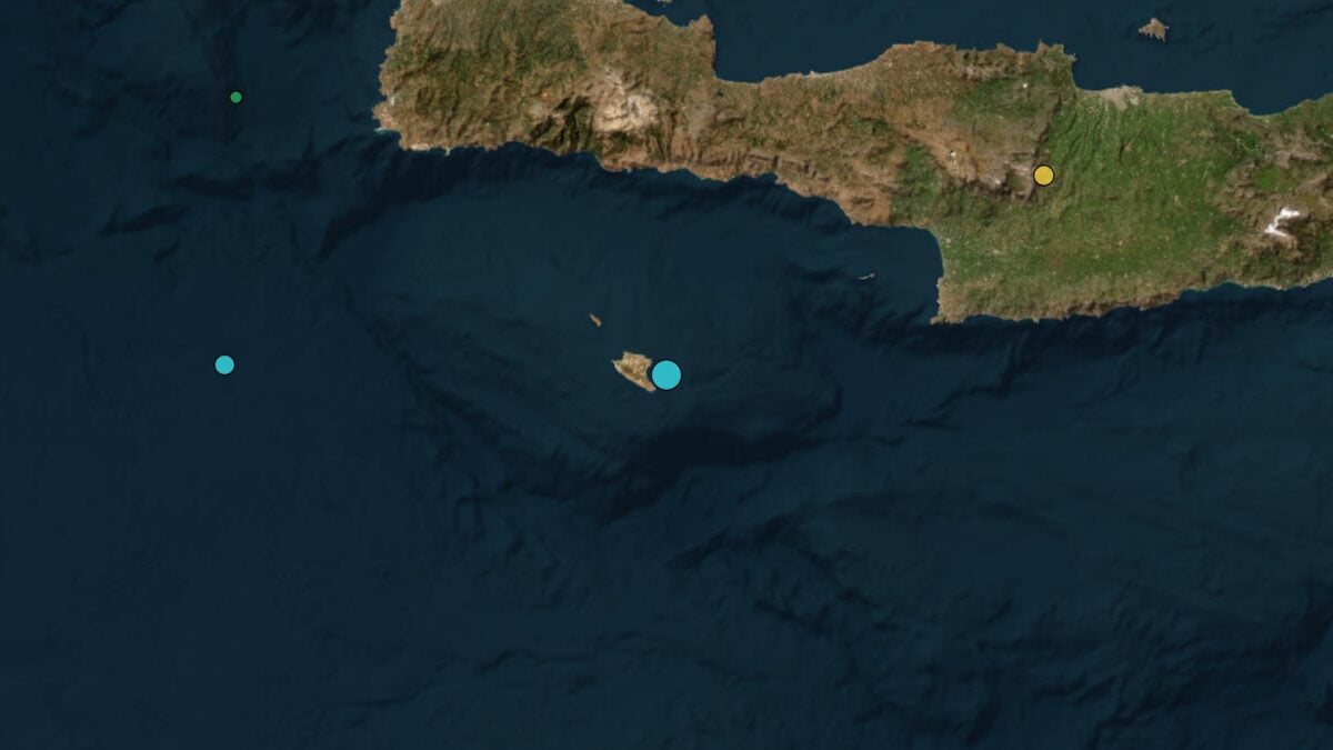 Γαύδος: Σεισμός 4,6 Ρίχτερ