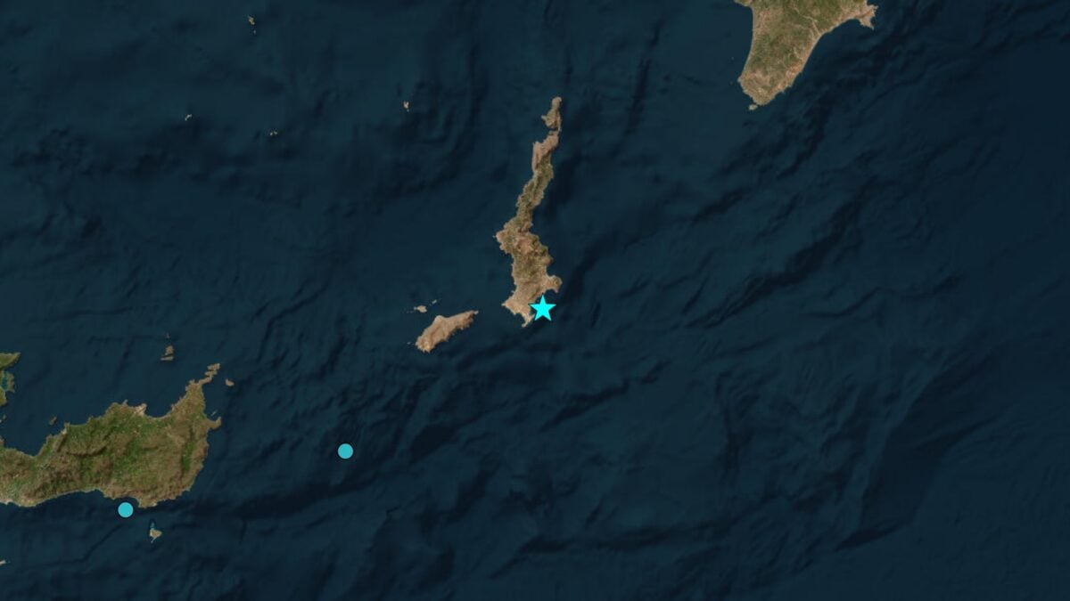 Σεισμός στην Κάρπαθο μεγέθους 5,1 Ρίχτερ