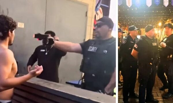 Σαν Ντιέγκο: Σεκιούριτι πυροβολεί πελάτη με taser και εκείνος ουρλιάζει από τον πόνο – βίντεο