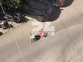 Ηράκλειο: Δύο καρέκλες ως σήμανση για επικίνδυνη λακκούβα στη μέση του δρόμου – βίντεο