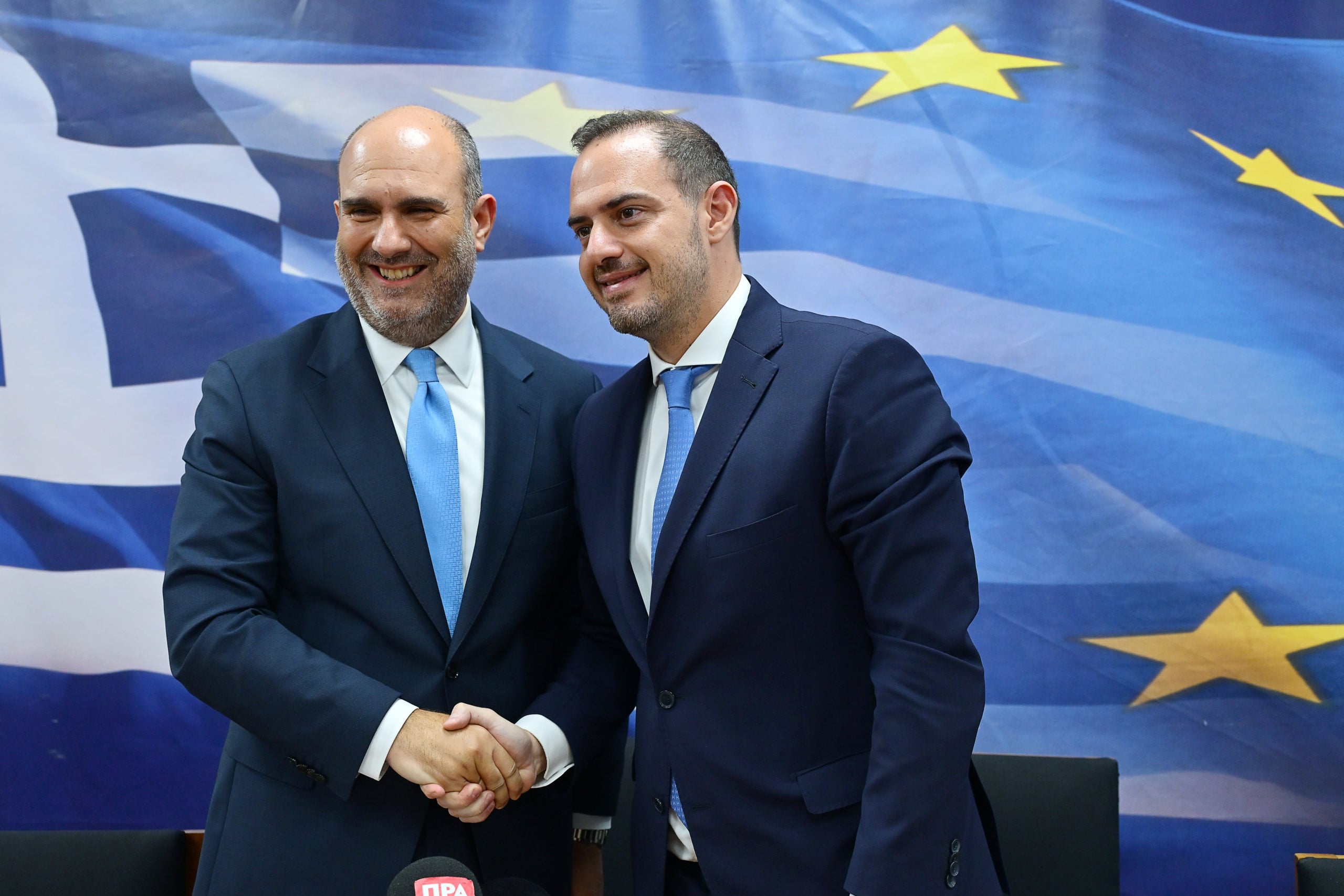 Παράδοση-παραλαβή στο Υπουργείο Εθνικής Οικονομίας και Οικονομικών – Μαρκόπουλος: «Προτεραιότητα οι μειώσεις φόρων» 13 Υπουργείο Εθνικής Οικονομίας και Οικονομικών, Παράδοση-παραλαβή, Γιώργος Κώτσηρας Δημήτρης Μαρκόπουλος