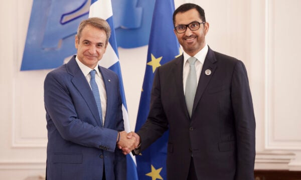 Συνάντηση Μητσοτάκη-Al Jaber: Στρατηγική σχέση Ελλάδας-ΗΑΕ