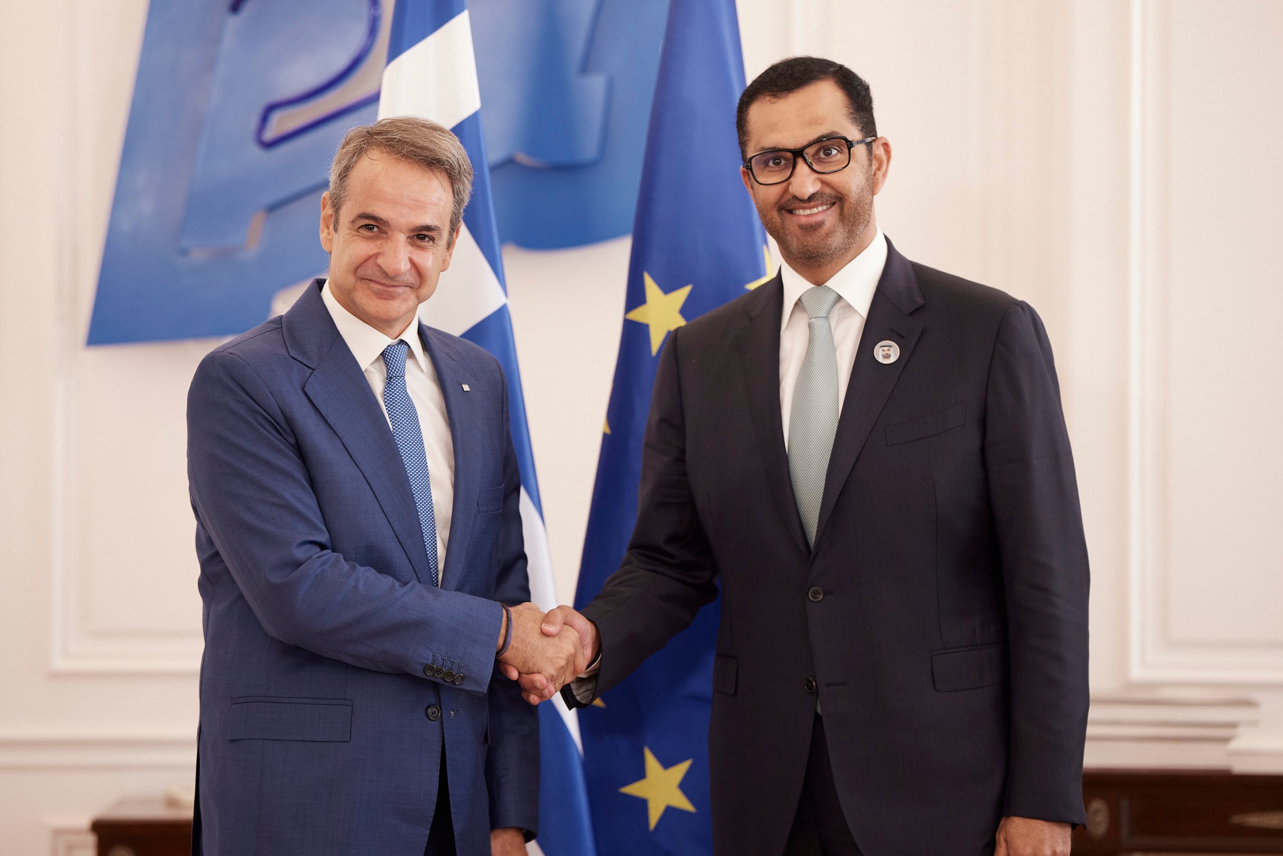 Συνάντηση Μητσοτάκη-Al Jaber: Στρατηγική σχέση Ελλάδας-ΗΑΕ