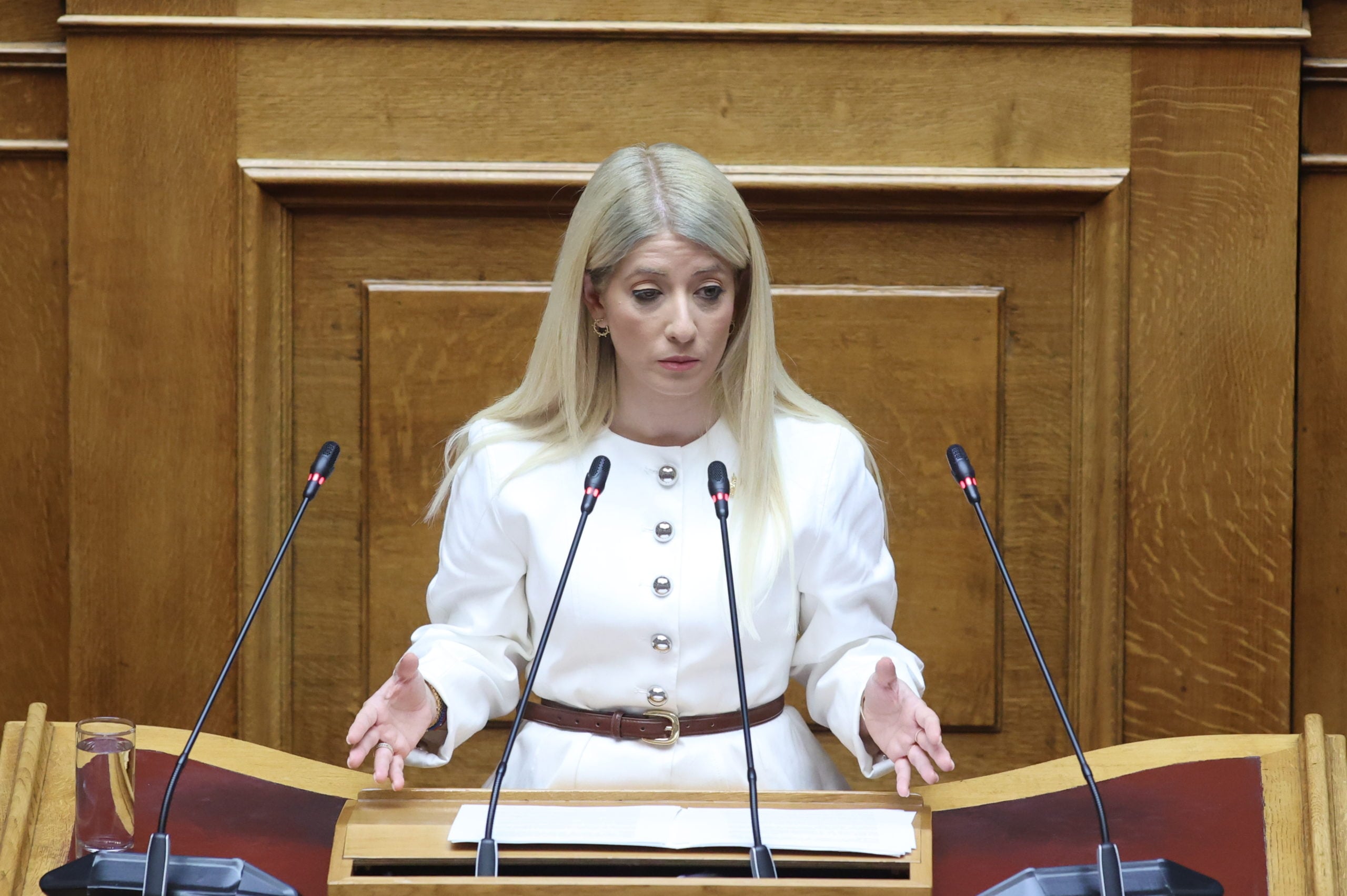 Αννίτα Δημητρίου: Το ευχαριστώ στην Ελλάδα από το βήμα της Βουλής