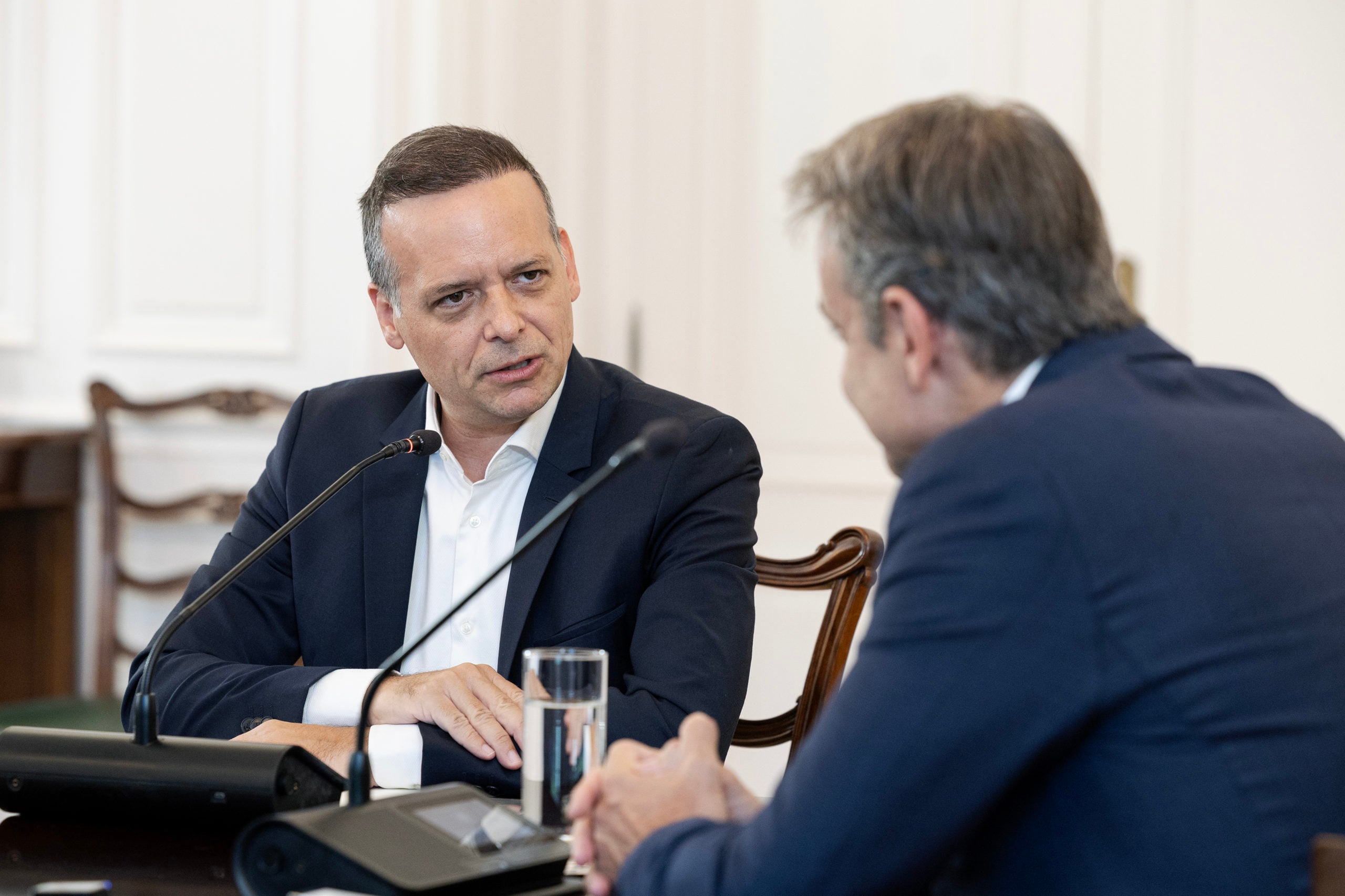 Συνάντηση Μητσοτάκη – Δούκα στο Μαξίμου για την ευρωπαϊκή προεδρία του 2027: «Είναι μία ευκαιρία να δείξουμε την πόλη στα καλύτερά της» 9 ΔΟΥΚΑΣ ΜΗΤΣΟΤΑΚΗΣ