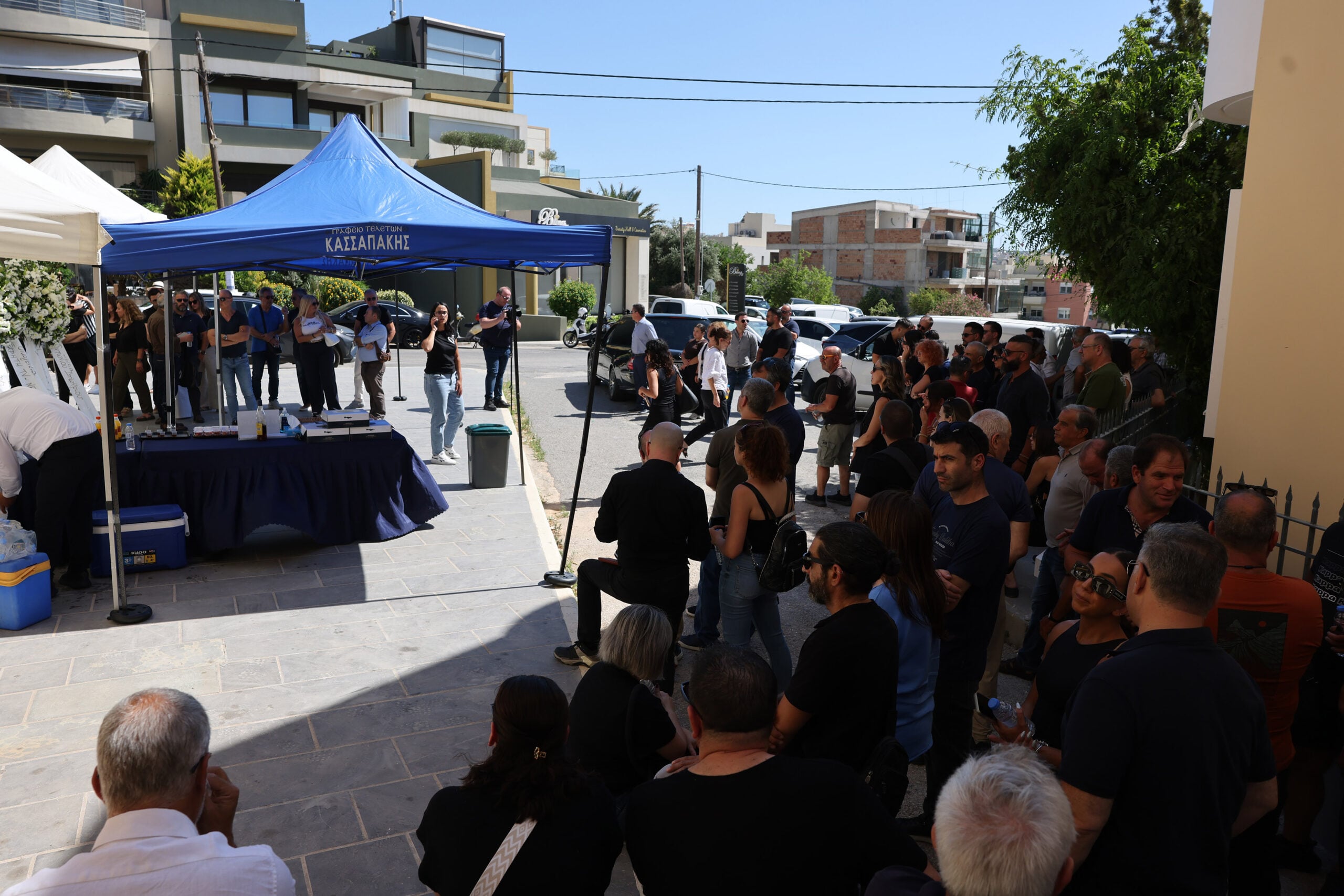 Κηδεία της δημοσιογράφου Μαρίας Αντωνογιννάκη 