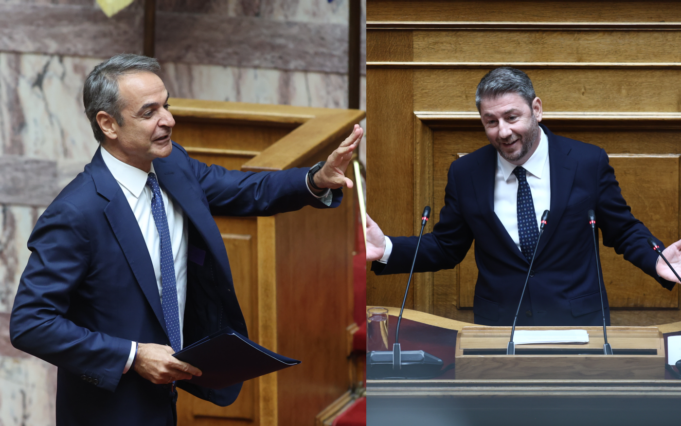 Μητσοτάκης – Ανδρουλάκης: «Ονομάσατε εκτροπή τη βούληση του ελληνικού λαού, να έχετε αίσθηση των λέξεων» – «Φθηνός συνδικαλισμός»