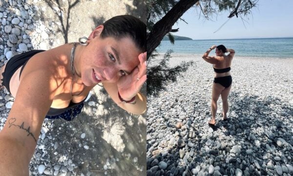Δανάη Μπάρκα: Καλοκαίρι έρωτα, πόζες με μαγιό και τρυφερό φιλί με τον Φάνη Μπότση (Φωτογραφίες)
