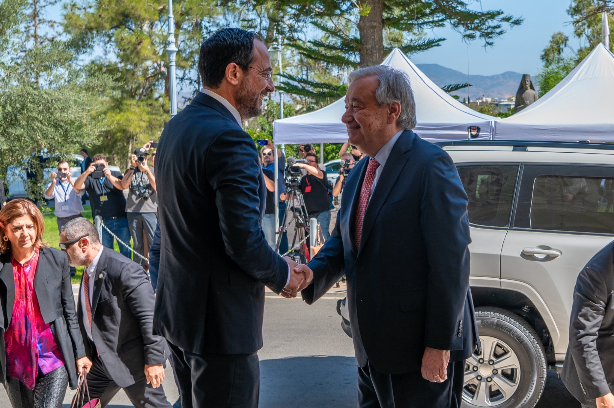 Ισχυρή δέσμευση Αντόνιο Γκουτέρες για επίλυση του Κυπριακού – «Θα κάνω ό,τι μπορώ», ανέφερε μετά τη συνάντησή του με τον Νίκο Χριστοδουλίδη