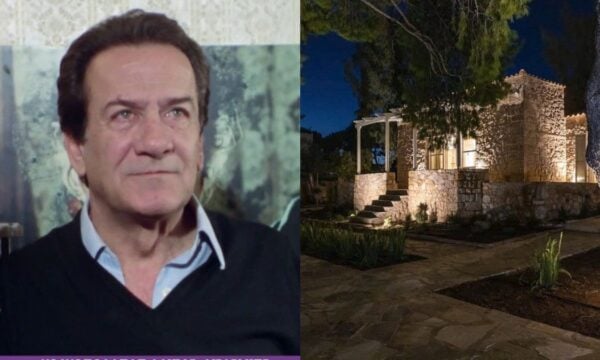 Η ιστορική πέτρινη βίλα του Αλέκου Αλεξανδράκη στο «σφυρί» – Η τιμή και φωτογραφίες από την ανακαίνισή της