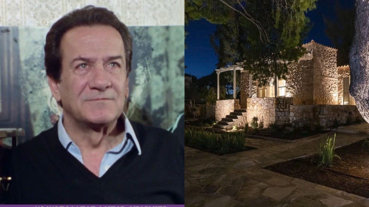 Η ιστορική πέτρινη βίλα του Αλέκου Αλεξανδράκη στο «σφυρί» – Η τιμή και φωτογραφίες από την ανακαίνισή της