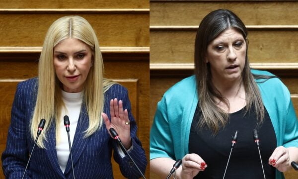 Άγριος καβγάς Κωνσταντοπούλου-Αραμπατζή στη Βουλή: «Να κατεβείτε από την έδρα» -«Δεν είναι μαγαζί σας η Βουλή»