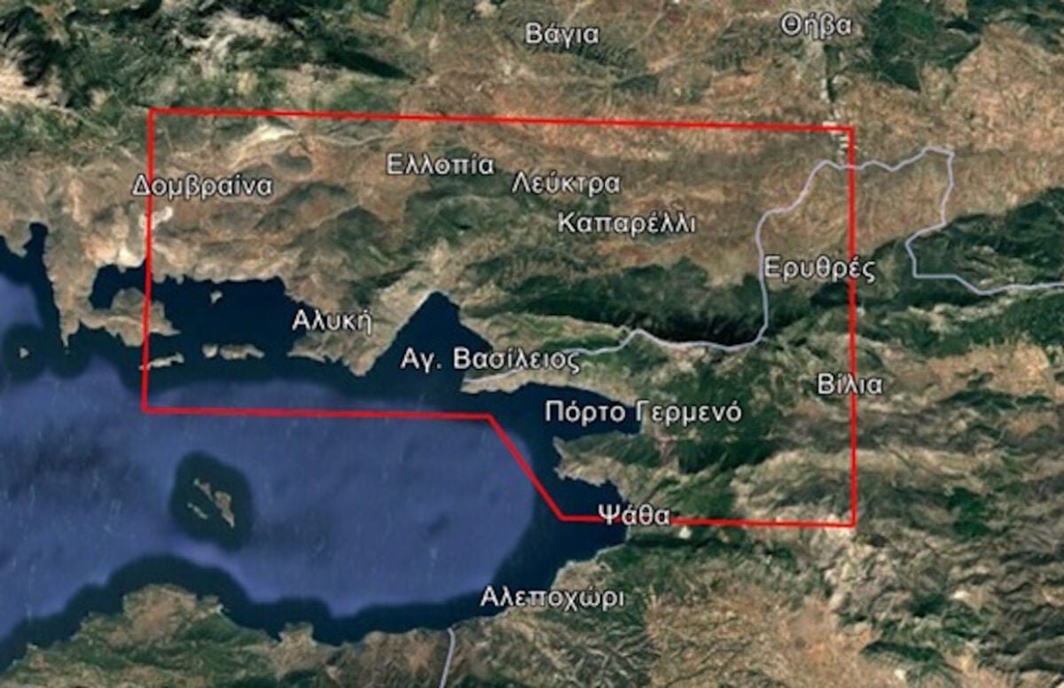 Φωτιά στην Βοιωτία: Ενεργοποίηση της υπηρεσίας Copernicus  – Άμεση χαρτογράφηση των περιοχών