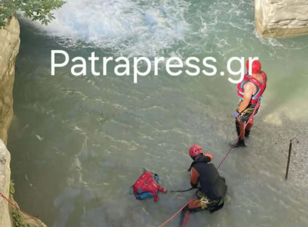 Βόνιτσα: Βίντεο από την επιχείρηση στο φαράγγι Τρύφου όπου έχασε τη ζωή του ο 40χρονος