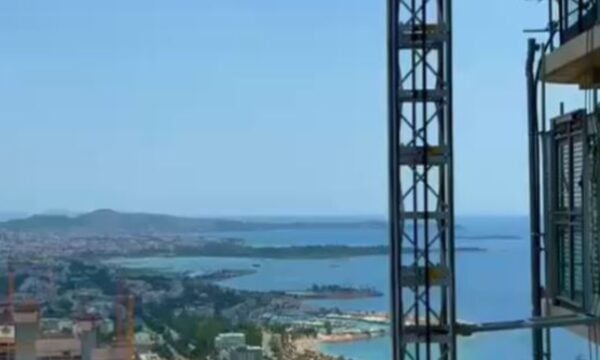Ελληνικό: Η μοναδική θέα από τον 40ό όροφο του Riviera Tower που κόβει την ανάσα