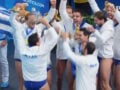 Εθνική πόλο: Η απονομή του χρυσού μεταλλίου και η συγκίνηση στην ανάκρουση του εθνικού ύμνου