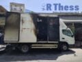 Θεσσαλονίκη: Φορτηγό εν κινήσει τυλίχθηκε στις φλόγες στη Γιαννιτσών