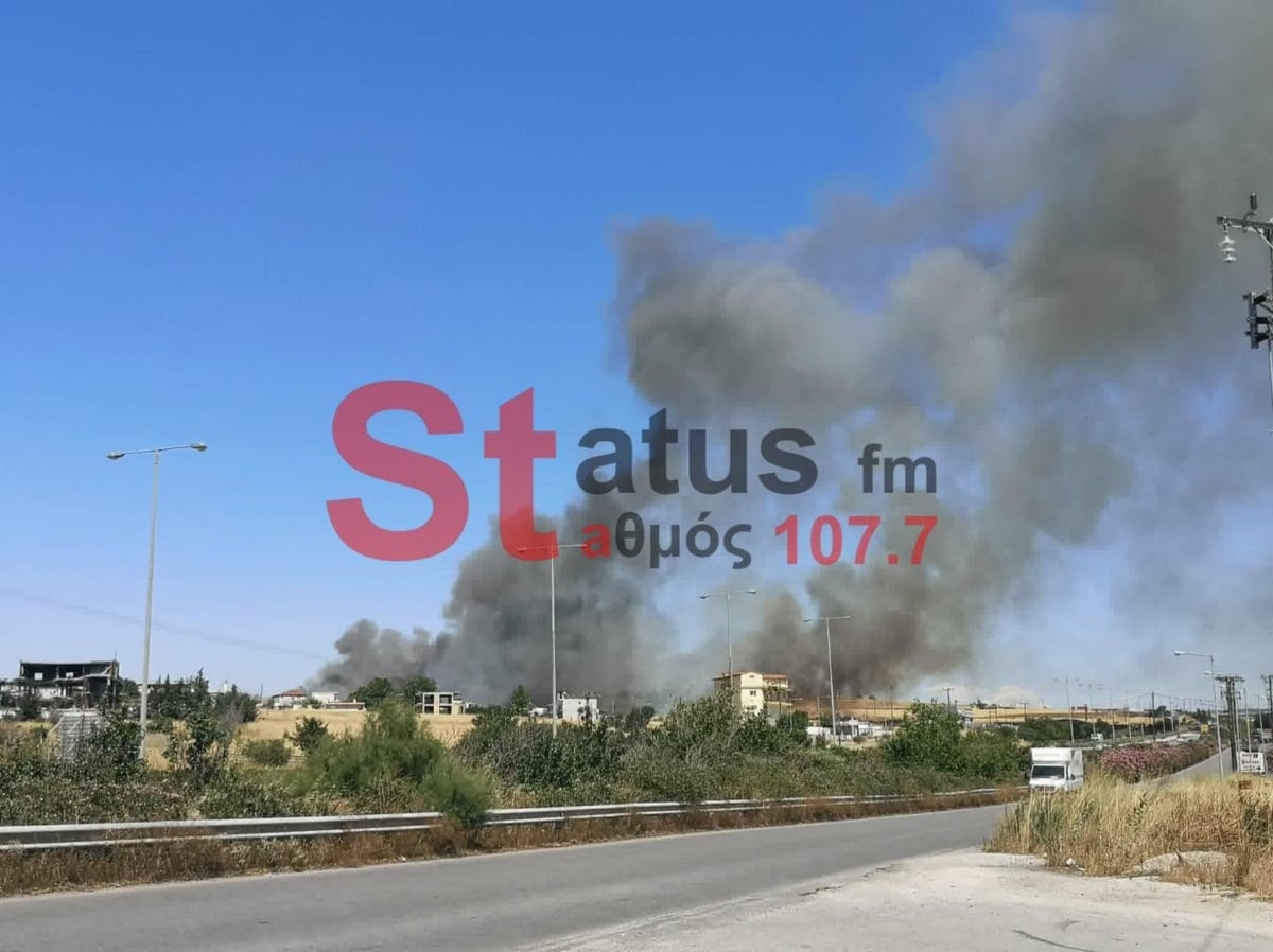 Θεσσαλονίκη: Φωτιά στα Υψώματα Διαβατών – Το 112 ήχησε για ετοιμότητα