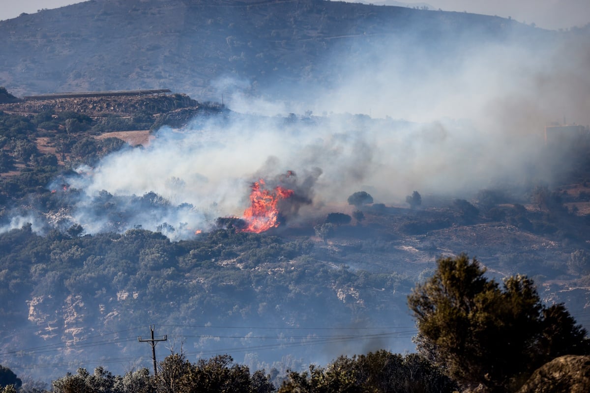 Φωτιά στο Ρέθυμνο: Νέο πύρινο μέτωπο στην περιοχή του Ασώματου – Απεγκλωβισμός 50 ατόμων από την Πρέβελη