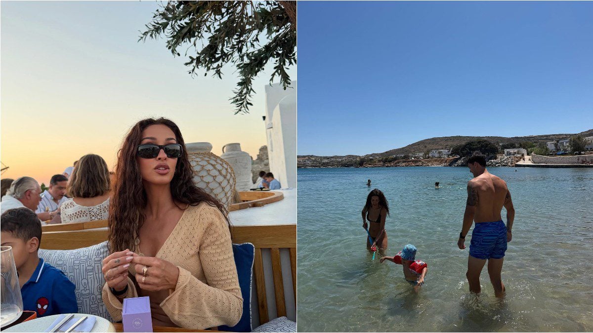 Φουρέιρα: Τα φιλιά με τον Μποτία και τα παιχνίδια με τον γιο τους, Ερμή – Φωτογραφικό άλμπουμ διακοπών