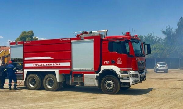 Φωτιά στη Σητεία: Μήνυμα 112 στον Ξερόκαμπο για ετοιμότητα