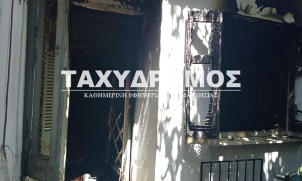 Βόλος: Ηλικιωμένος νεκρός μετά από φωτιά σε μονοκατοικία