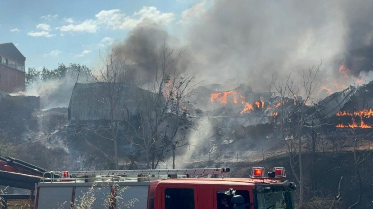 Φωτιά στο Ωραιόκαστρο: Η μάχη με τις φλόγες στα δύο εργοστάσια και η επόμενη ημέρα μέσα από φωτογραφίες 19 Φωτιά στο Ωραιόκαστρο: Η μάχη με τις φλόγες στα δύο εργοστάσια και η επόμενη ημέρα μέσα από φωτογραφίες