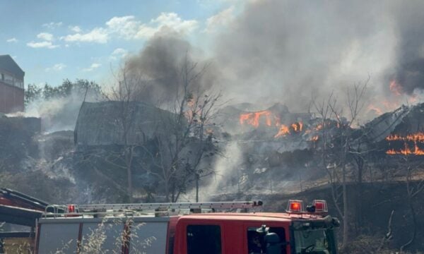 Φωτιά στο Ωραιόκαστρο: Σκληρή η μάχη με τις φλόγες στα δύο εργοστάσια – Η επόμενη ημέρα μέσα από φωτογραφίες