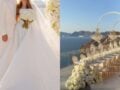 Ζευγάρι παντρεύτηκε στη Σαντορίνη παρουσία 40 καλεσμένων – Το πριγκιπικό νυφικό και οι φωτογραφίες με θέα το Αιγαίο