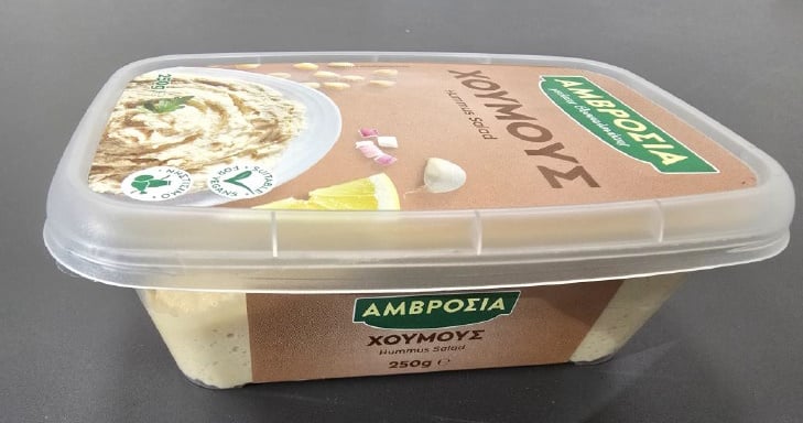 Ο ΕΦΕΤ ανακαλεί χούμους γιατί εντοπίστηκε σαλμονέλα