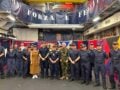 Κάγια Κάλλας στην επιχείρηση «Ασπίδες» – Την υποδέχθηκε ο Έλληνας διοικητής επί της φρεγάτας Bergamini