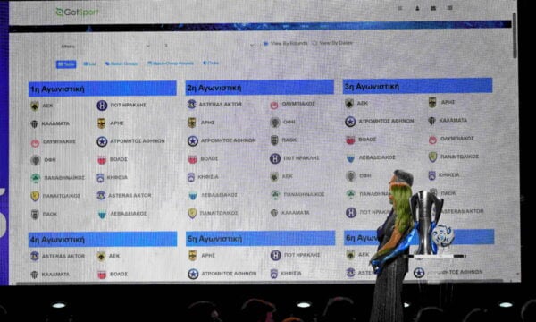 Super League: Πρόγραμμα αγώνων για τη σεζόν 2026-27