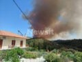 Φωτιά στο Κομπότι Άρτας: Μήνυμα του 112 για εκκένωση – Σηκώθηκαν 3 αεροσκάφη