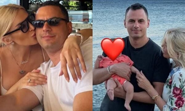 Παναγιώτης Κουτσουμπής: Ποζάρει με την τριών μηνών κόρη του – Το λευκό φορεματάκι της (φωτογραφίες)