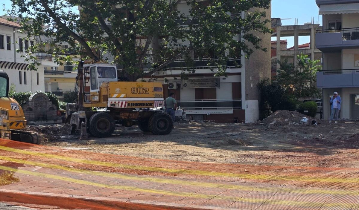 Κοζάνη: Οστά και υπολείμματα βυζαντινών αγγείων κατά την ανακατασκευή πλατείας
